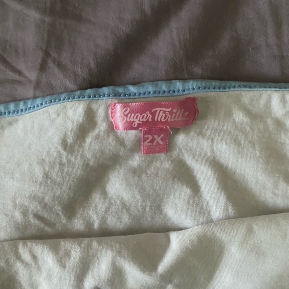 plus size y2k butterfly halter top - Picture 2 of 3